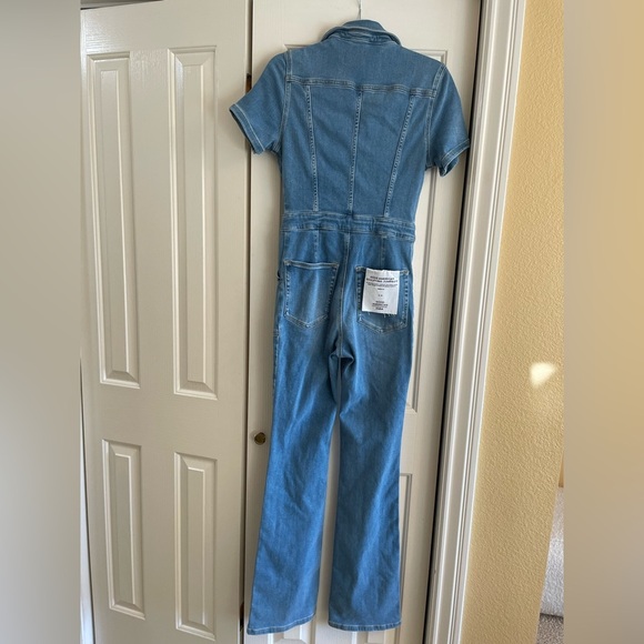 Good American Zara Sculpting Denim Stretch Jumpusit size 2/M NWT - Picture 5 of 8